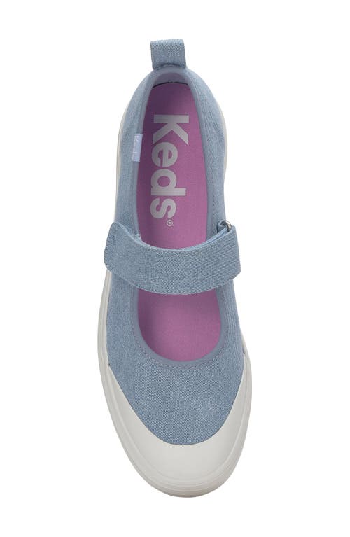 Keds Women's Mary Jane Denim Canvas Sneakers In Light Blue