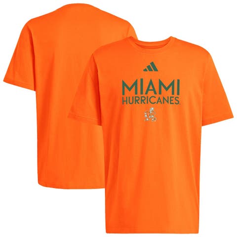 Men's adidas  Orange Miami Hurricanes In-Season Fresh T-Shirt