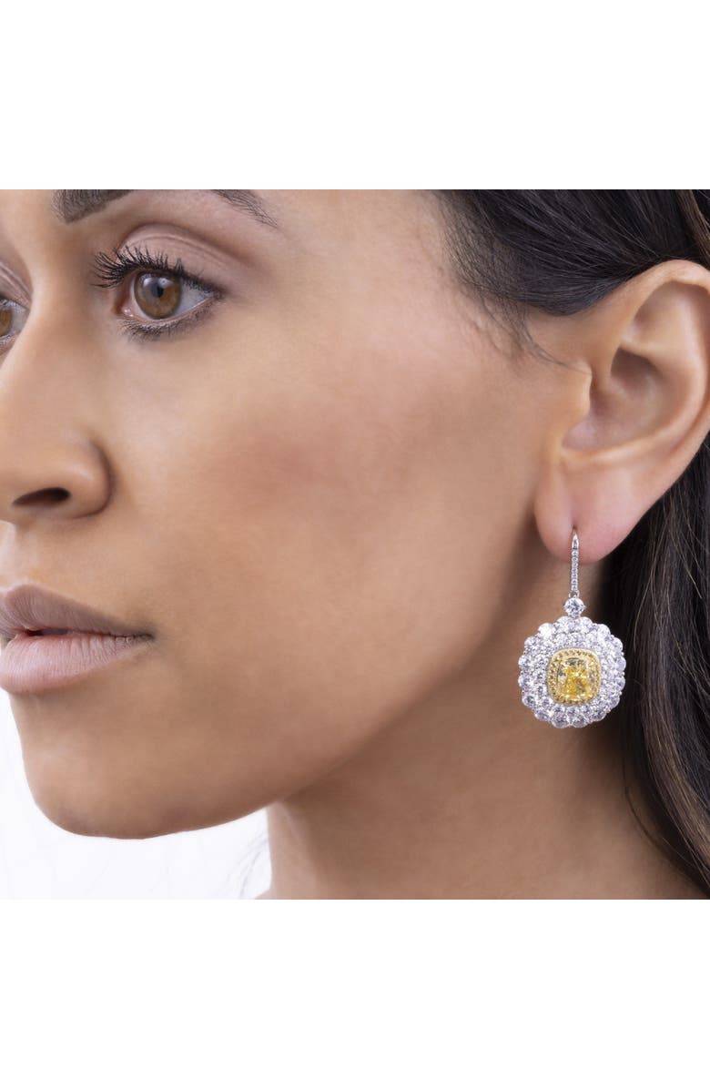 Anna Zuckerman Royal Carina Statement Earrings, Alternate, color, Canary Yellow