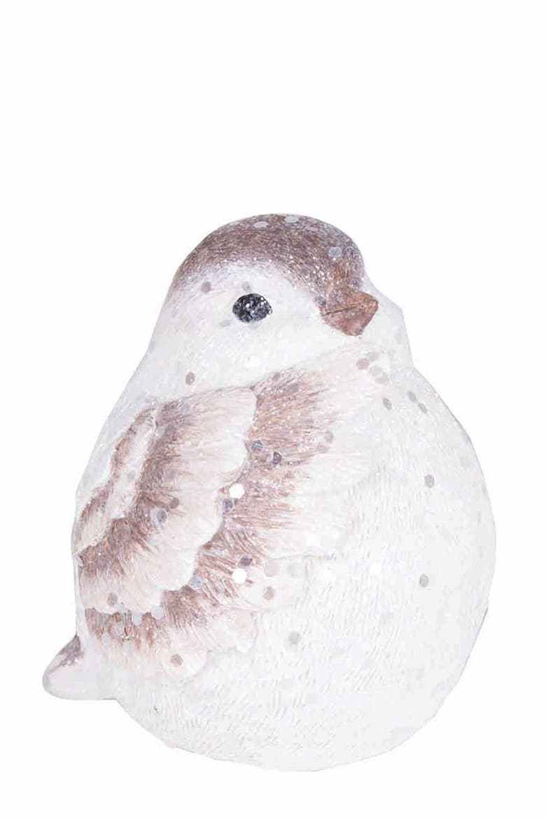 Sitting Birds Figurines A/3, Alternate, color, White