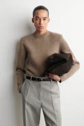 COS Sculpted-shoulder Merino Wool Sweater