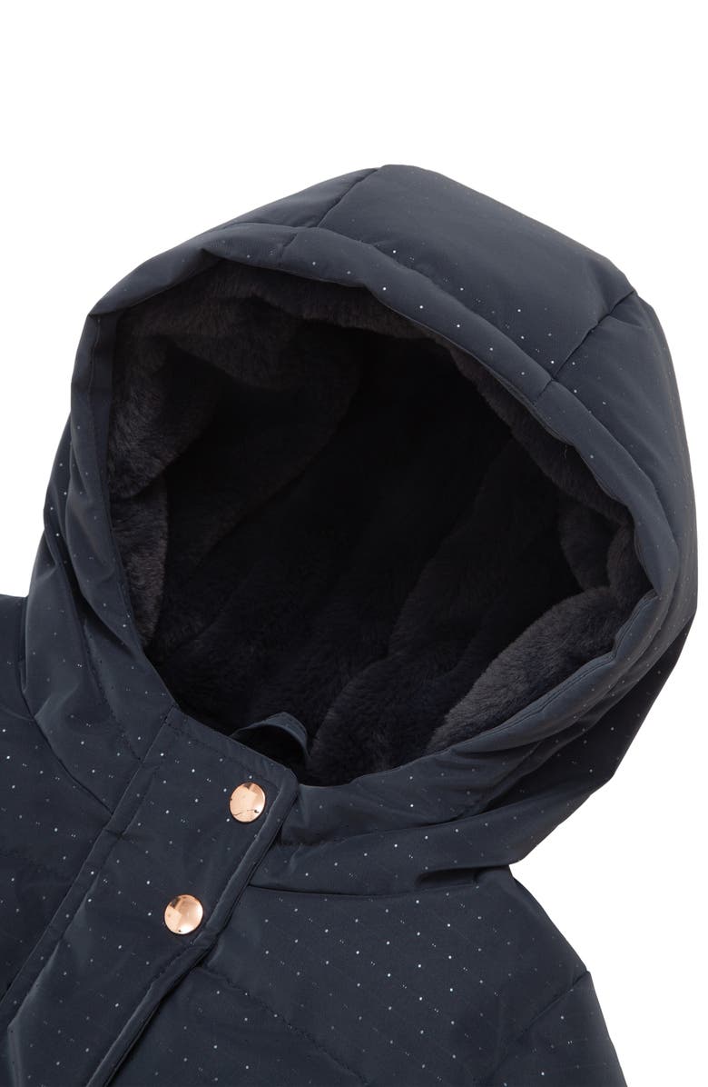Rokka&Rolla Kids' Starlight Winter Coat, Alternate, color, Midnight Sky
