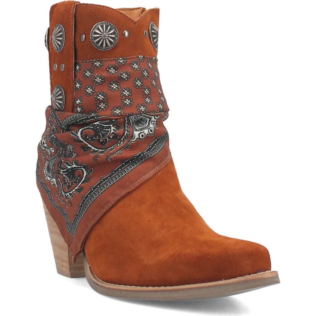 Dingo Bandida Side Zip Western Boot in Brown  product