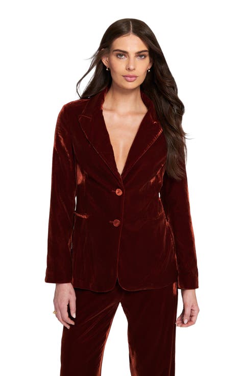 Velvet Blazer Jacket