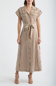 Brave+True Portia Stripe Maxi Shirtdress