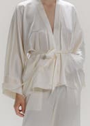 Alas Silk Long Sleeve Jacket