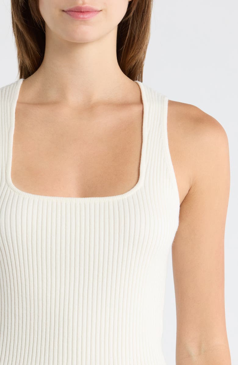 PAIGE Bronwyn Rib Tank, Alternate, color, Ivory