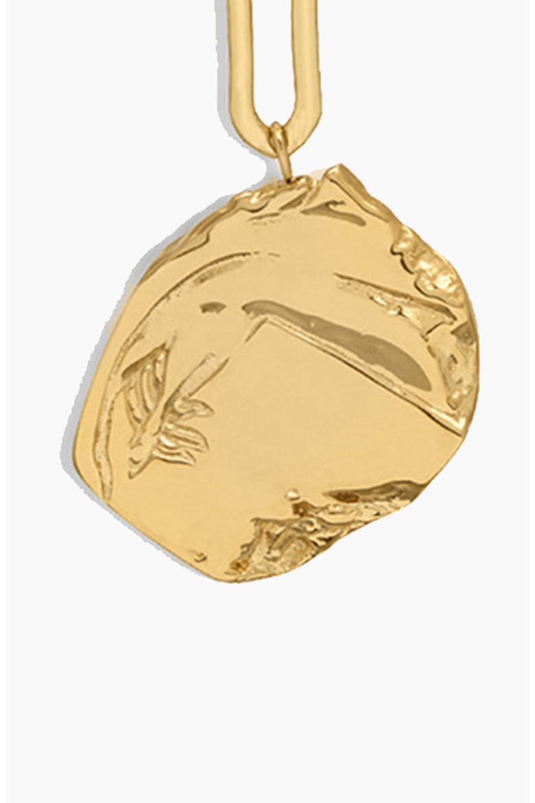 Mao Maxi Pendant Necklace in Gold, Alternate, color, Gold