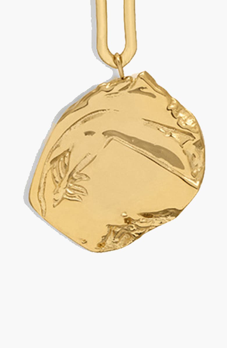 YOJ Mao Maxi Pendant Necklace in Gold, Alternate, color, Gold