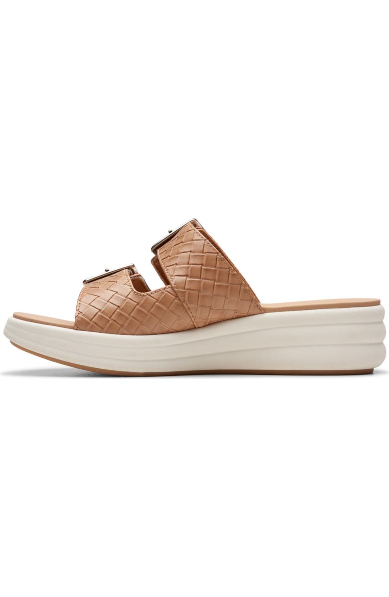 Clarks<sup>®</sup> Drift Buckle Slide Sandal, Alternate, color, Warm Beige