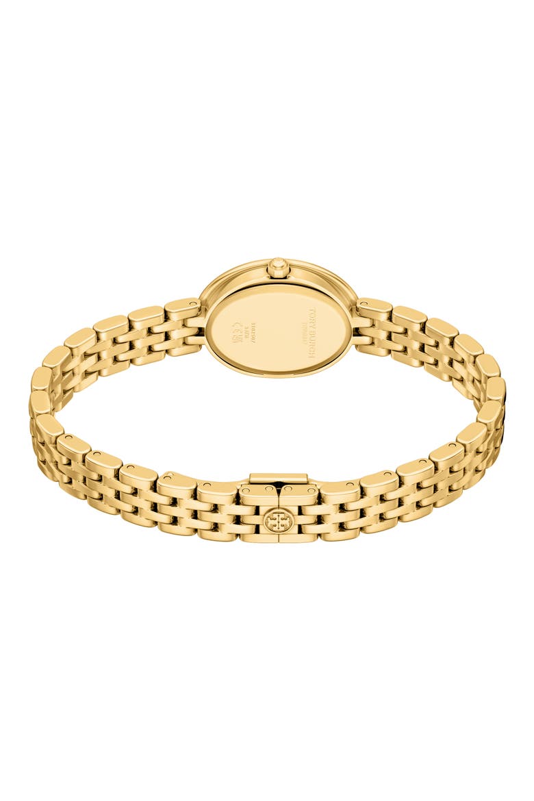 The Oval Bracelet Watch, 22mm x 28mm, Alternate, color, GOLD