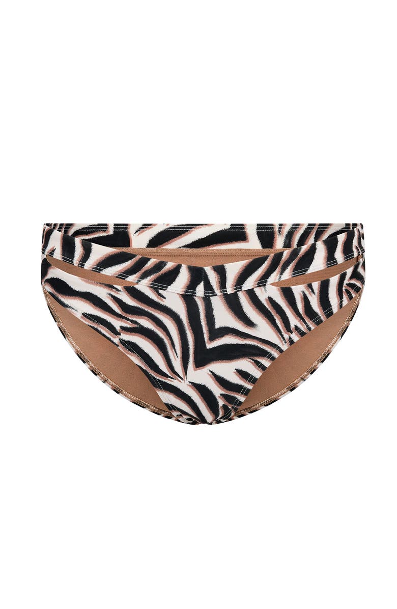 Adore Me Demi Swimwear Bikini Bottom, Alternate, color, Animal Beige
