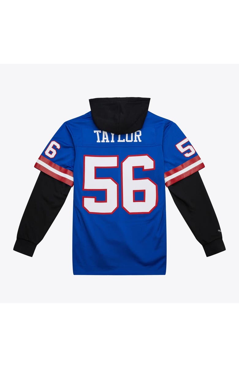 Mitchell & Ness Men's Mitchell & Ness Lawrence Taylor Royal New York Giants Player Name & Number Hoodie Legacy Jersey, Alternate, color, 