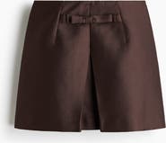 H&M Bow-front Mini Skirt