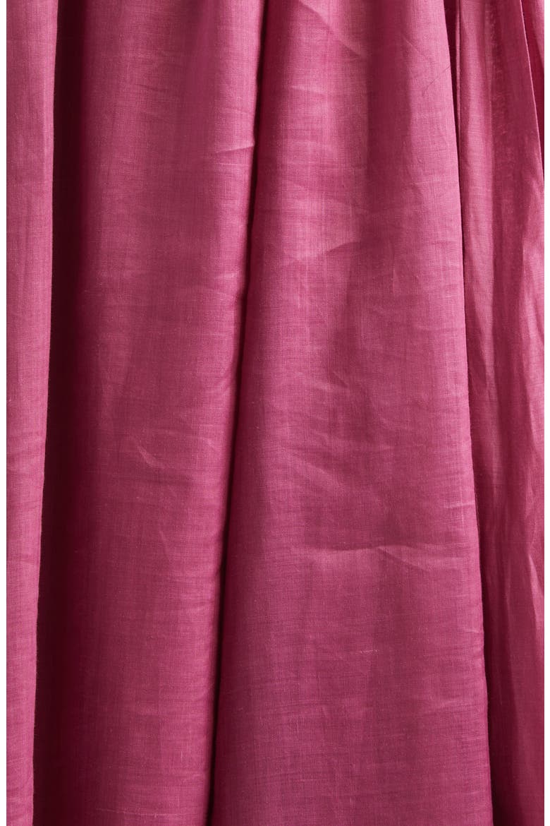 Aquile Canvas Midi Dress, Alternate, color, CYCLAMEN