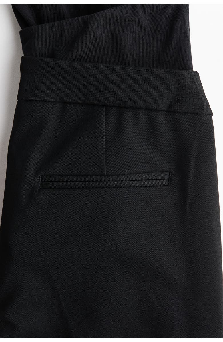 H&M Mama Bootcut Trousers, Alternate, color, Black