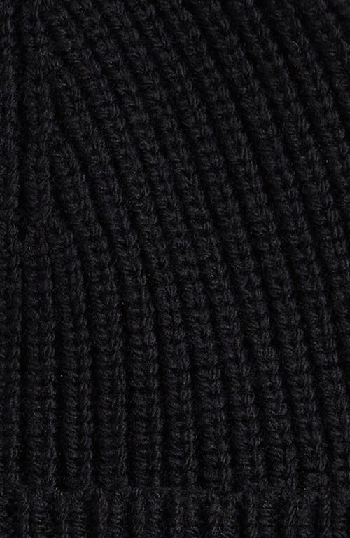 Off-white Off White Bookish Wool Beanie In Black