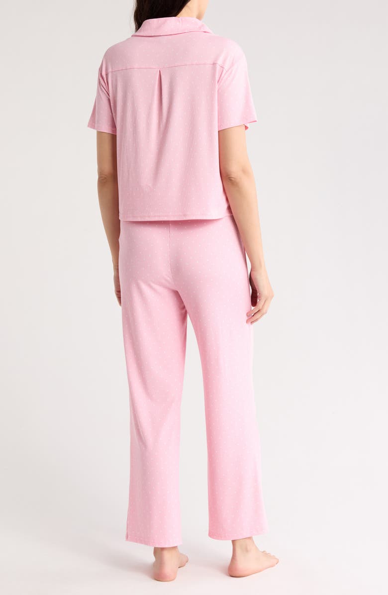 BCBG Luxe Rib 3-Pack Assorted Pajamas, Alternate, color,