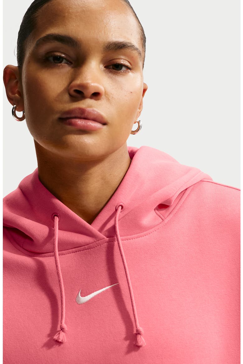 Sportswear Phoenix Fleece Over-Oversized Pullover Hoodie, Alternate, color, SEA CORAL/SAIL