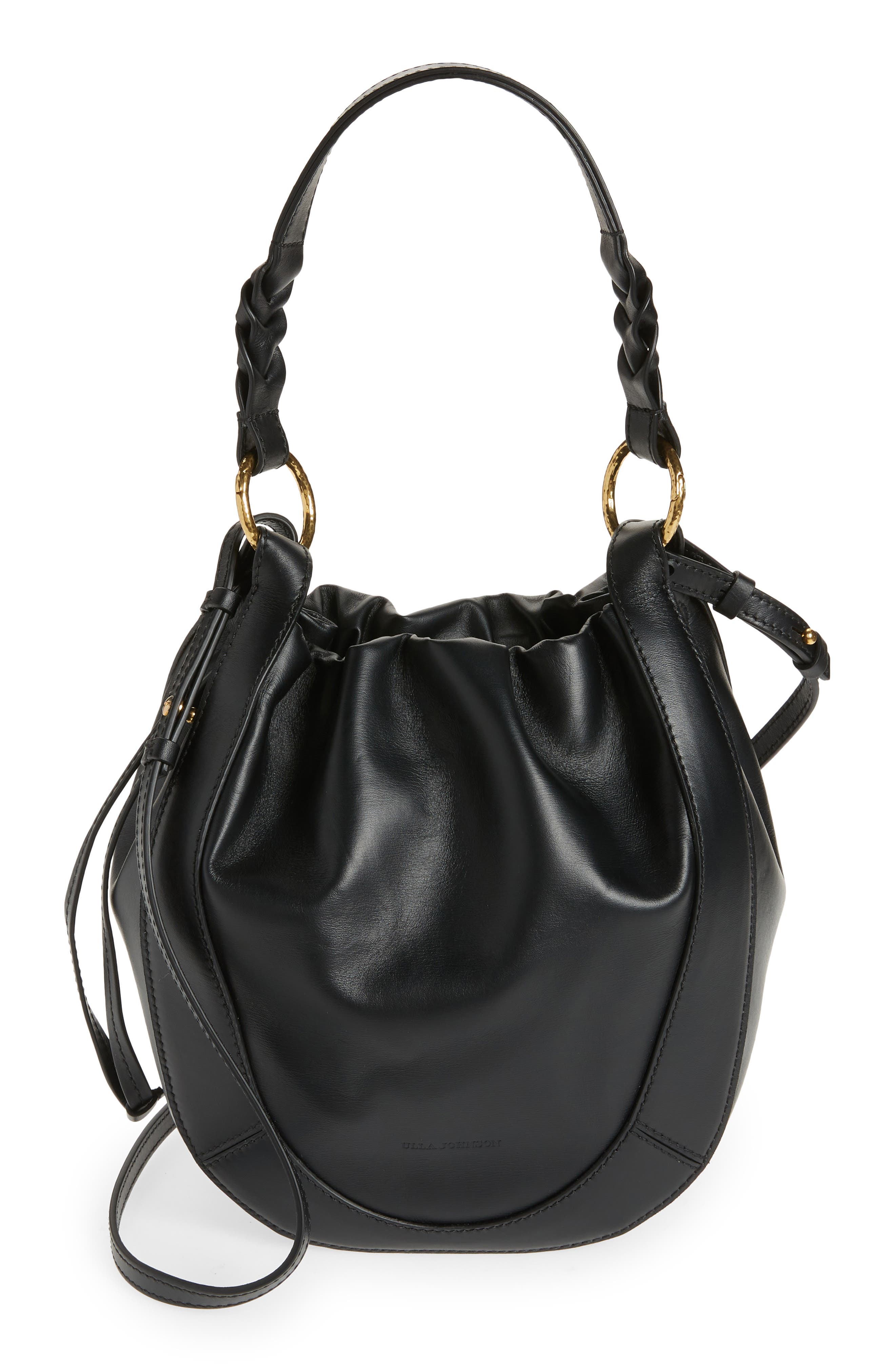 Ulla Johnson Hilma Leather Bucket Bag, Main, color, 