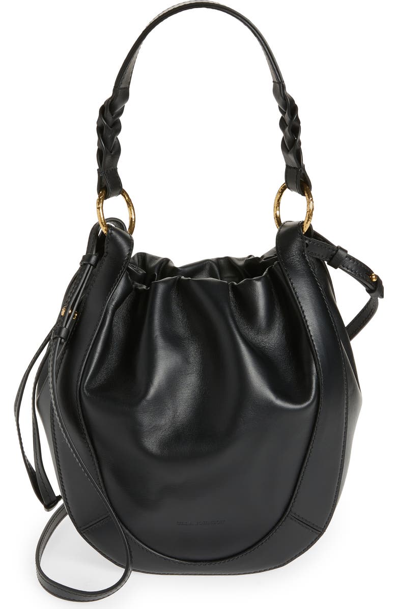Ulla Johnson Hilma Leather Bucket Bag, Main, color,