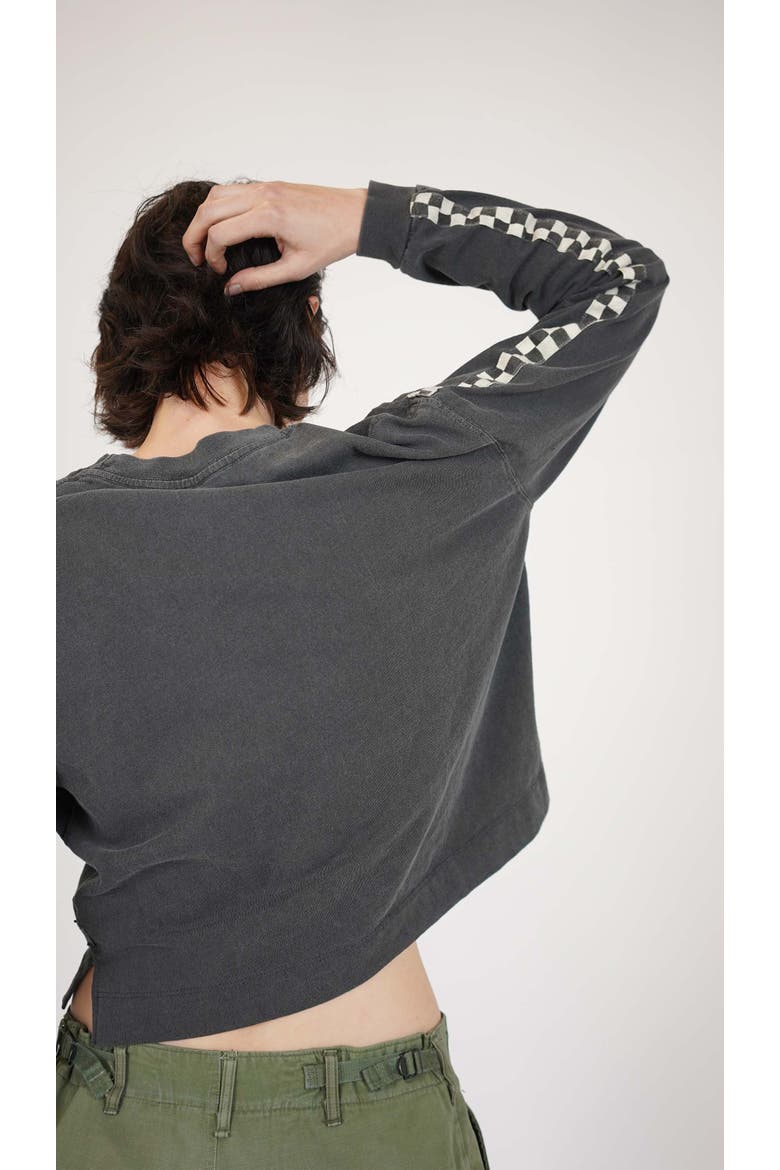 Gent's Crop Long Sleeve, Alternate, color, Washed Black