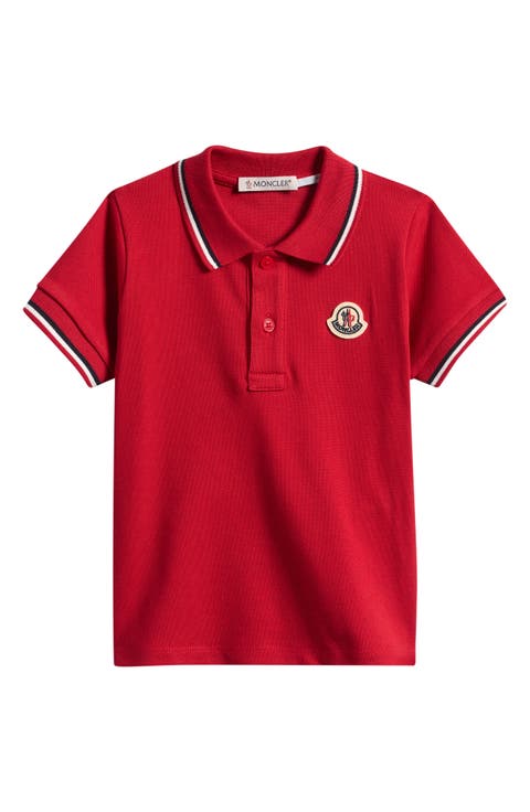 Kids' Tipped Stretch Cotton Piqué Polo (Baby & Toddler)