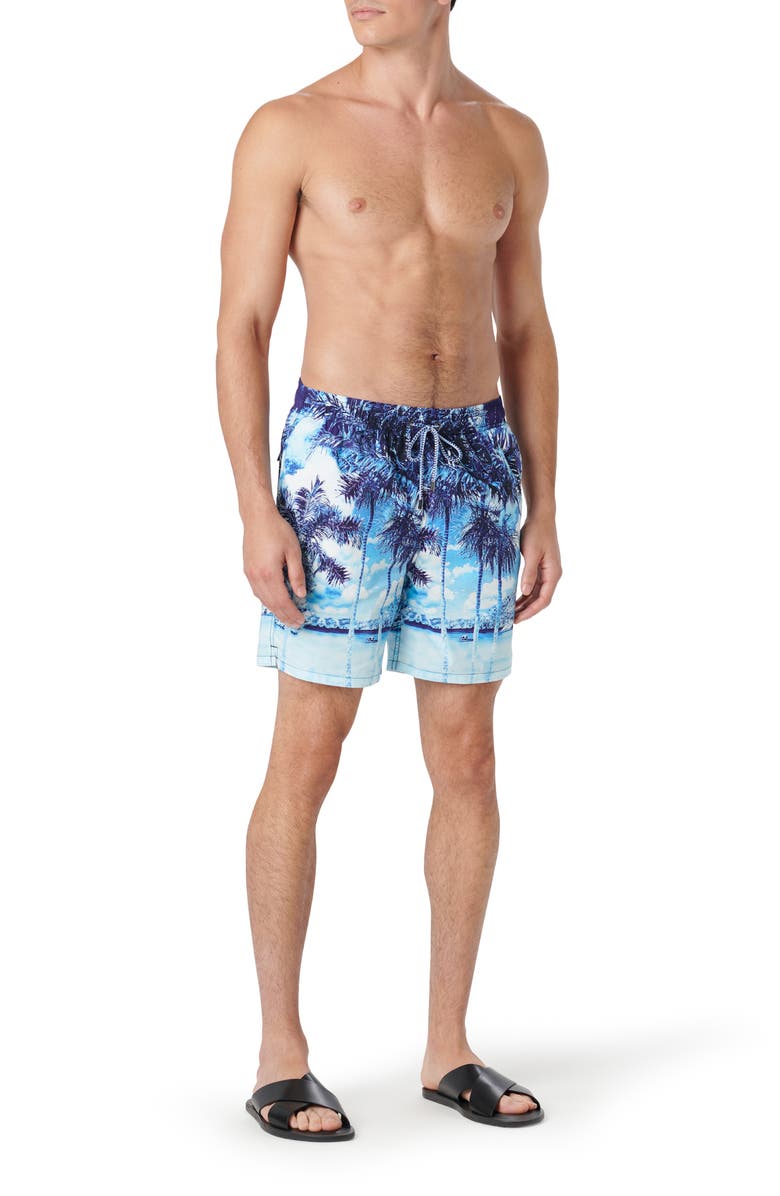 Bugatchi Cosmo Swim Trunks, Alternate, color, 