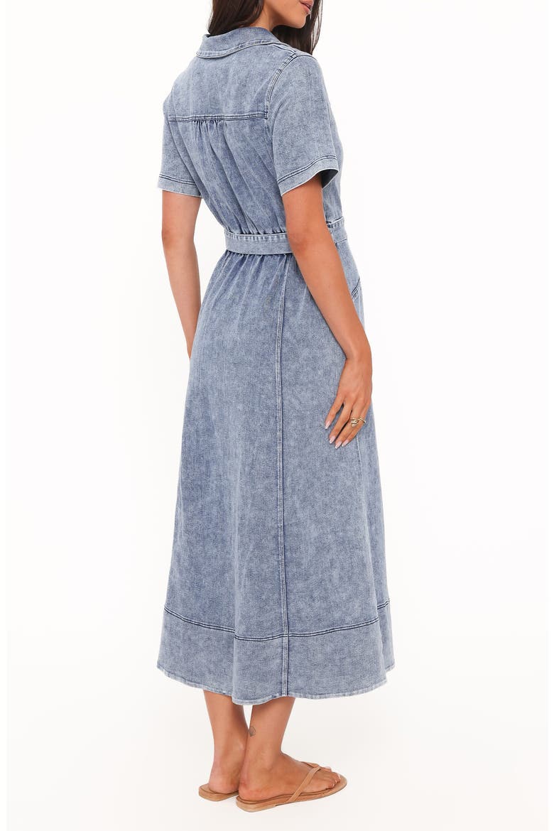 Tamara Maxi Dress, Alternate, color, MED DENIM