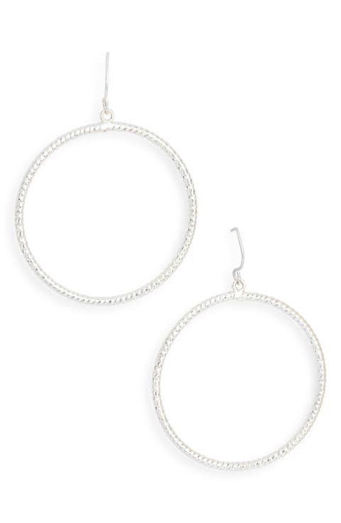 Twisted Hoop Earrings
