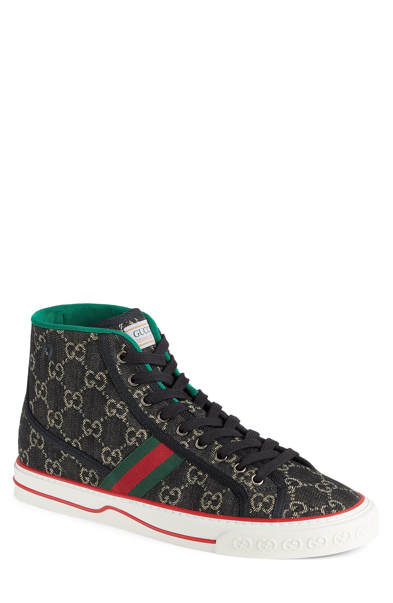 Gucci Tennis 1977 High Top Sneaker, Main, color, 