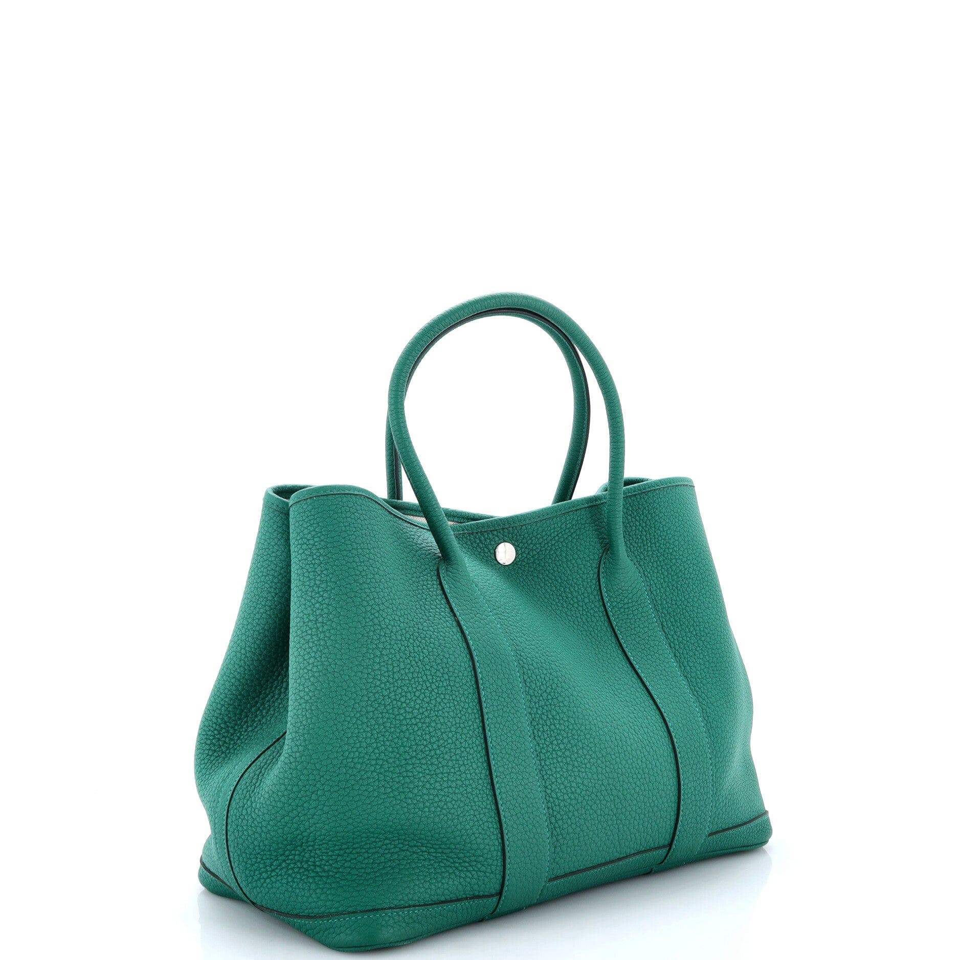 Garden Party Tote Leather 36, Alternate, color, Vert Vertigo