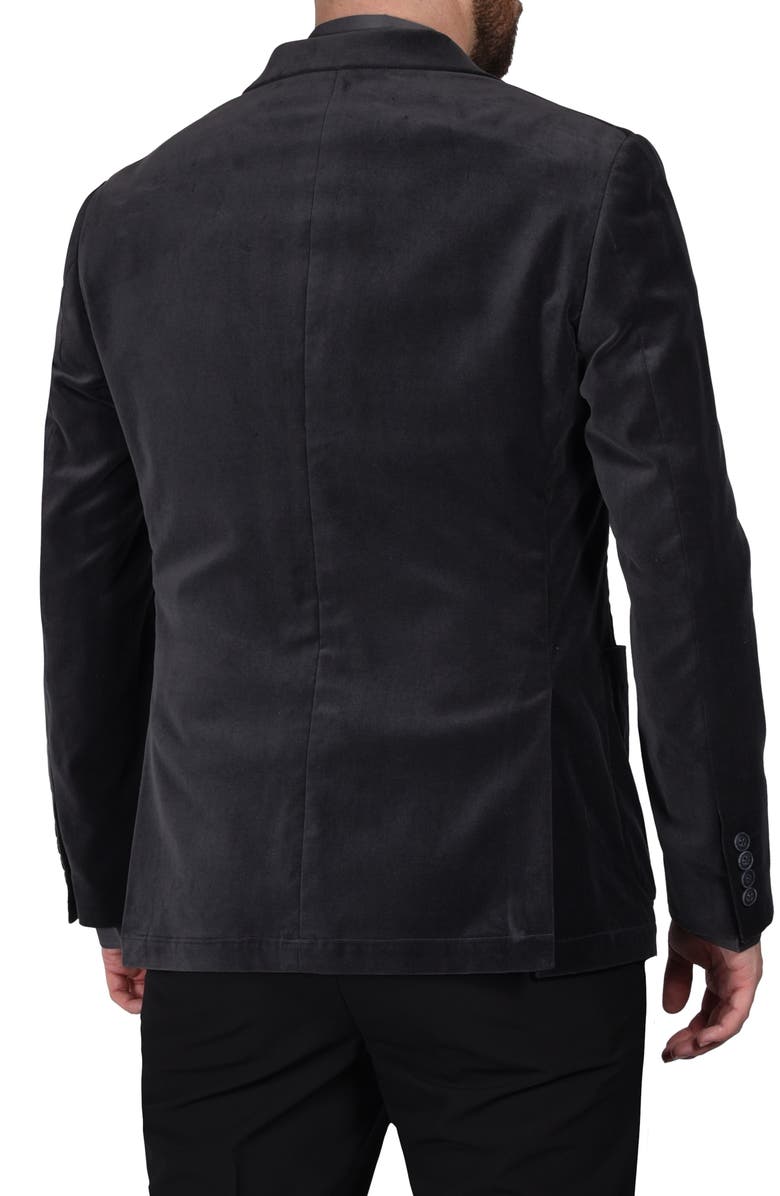 Ibiza Velvet Sport Coat, Alternate, color, Grey