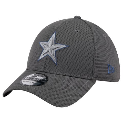 Men's New Era Graphite Dallas Cowboys  Main 39THIRTY Flex Hat