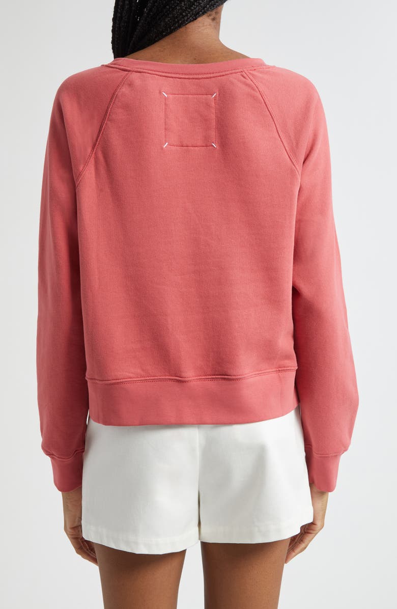 Tommy Bahama Marina Del Mar Cotton Sweatshirt, Alternate, color, Wild Geranium