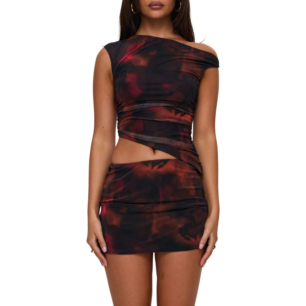 PRINCESS POLLY PRINCESS POLLY MARIBELLA CROP TOP & MINISKIRT SET
