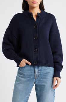 FRAME Chunky Wool Blend Cardigan