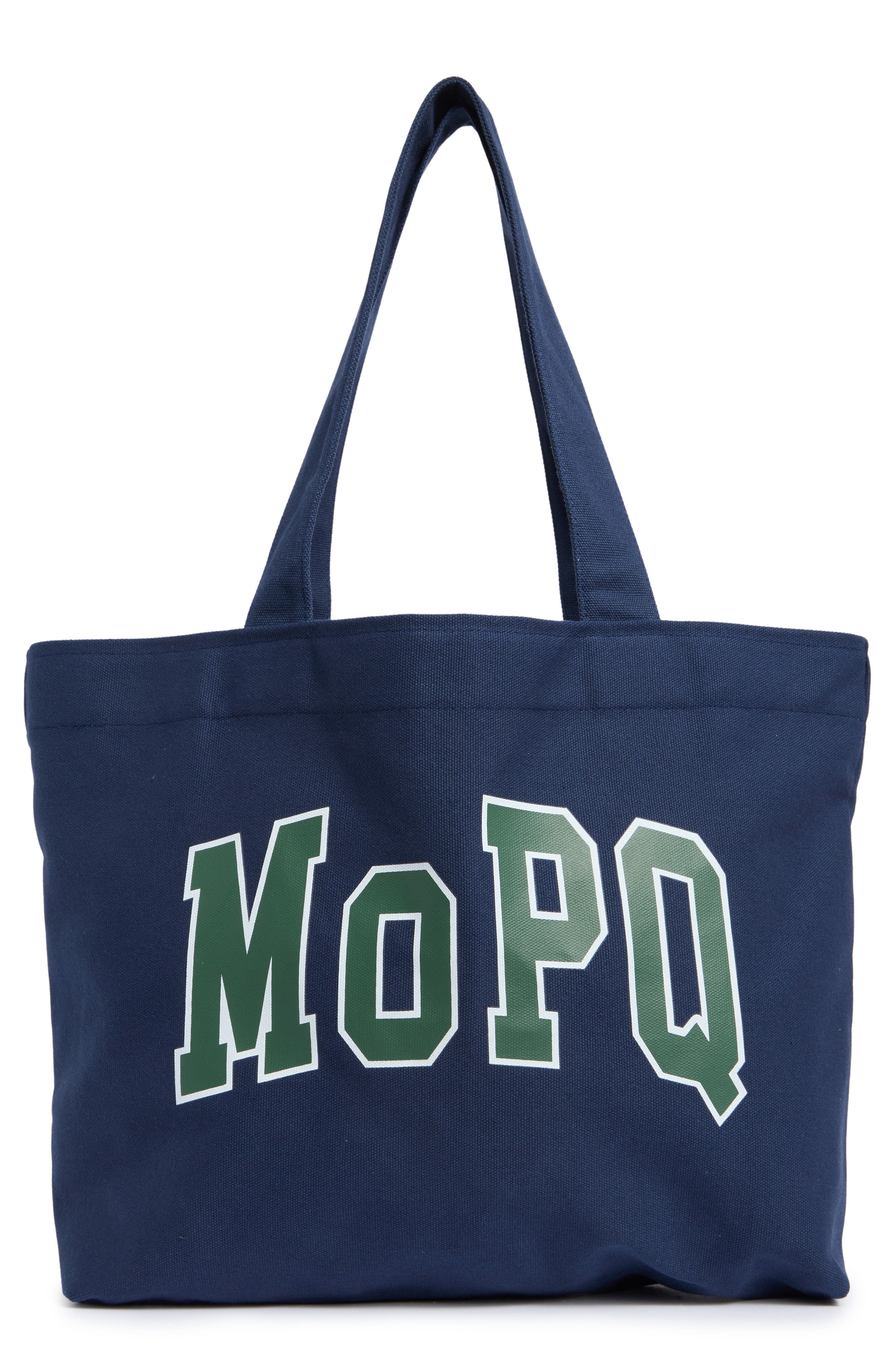 Museum of Peace & Quiet University Tote Bag, Main, color, Navy