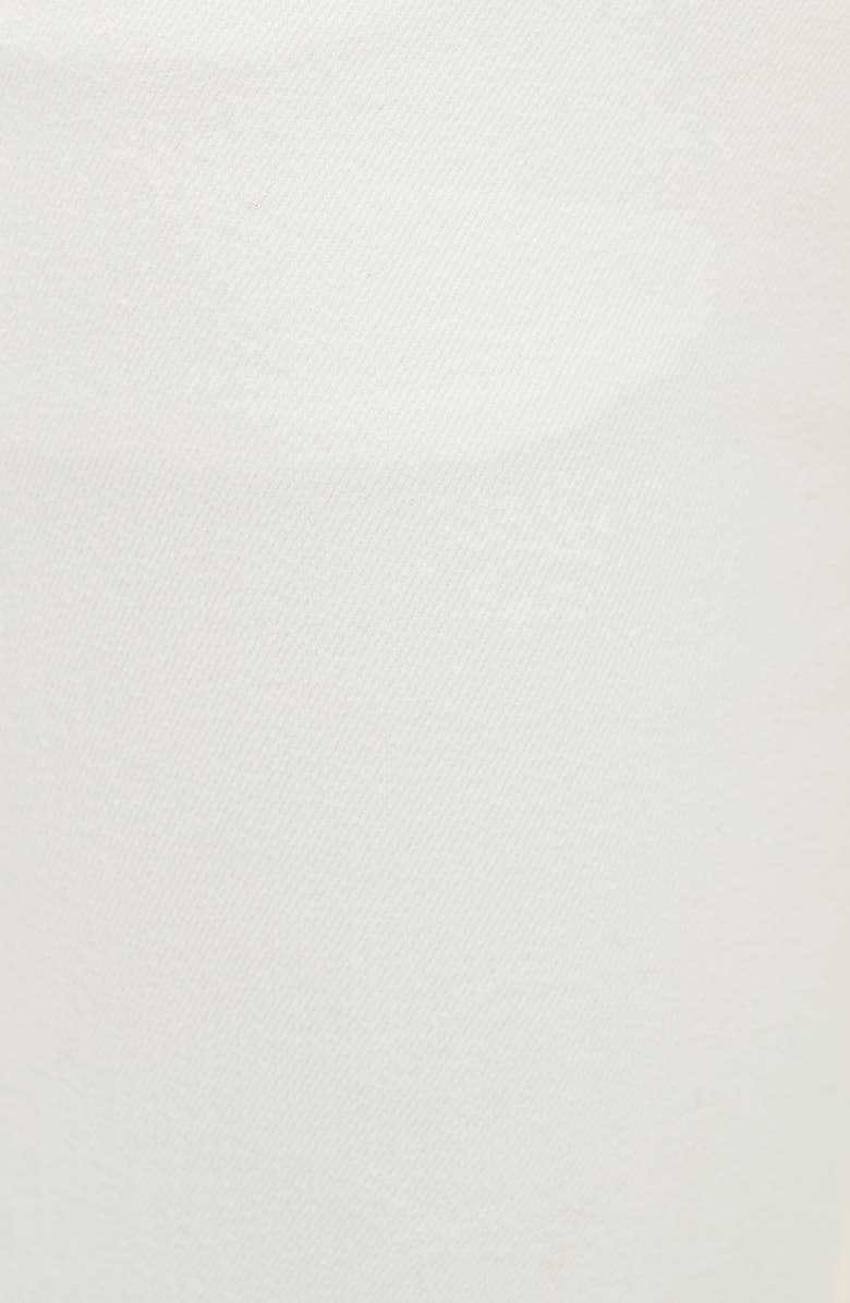 Bayeas High Waist Raw Hem Wide Leg Jeans, Alternate, color, White