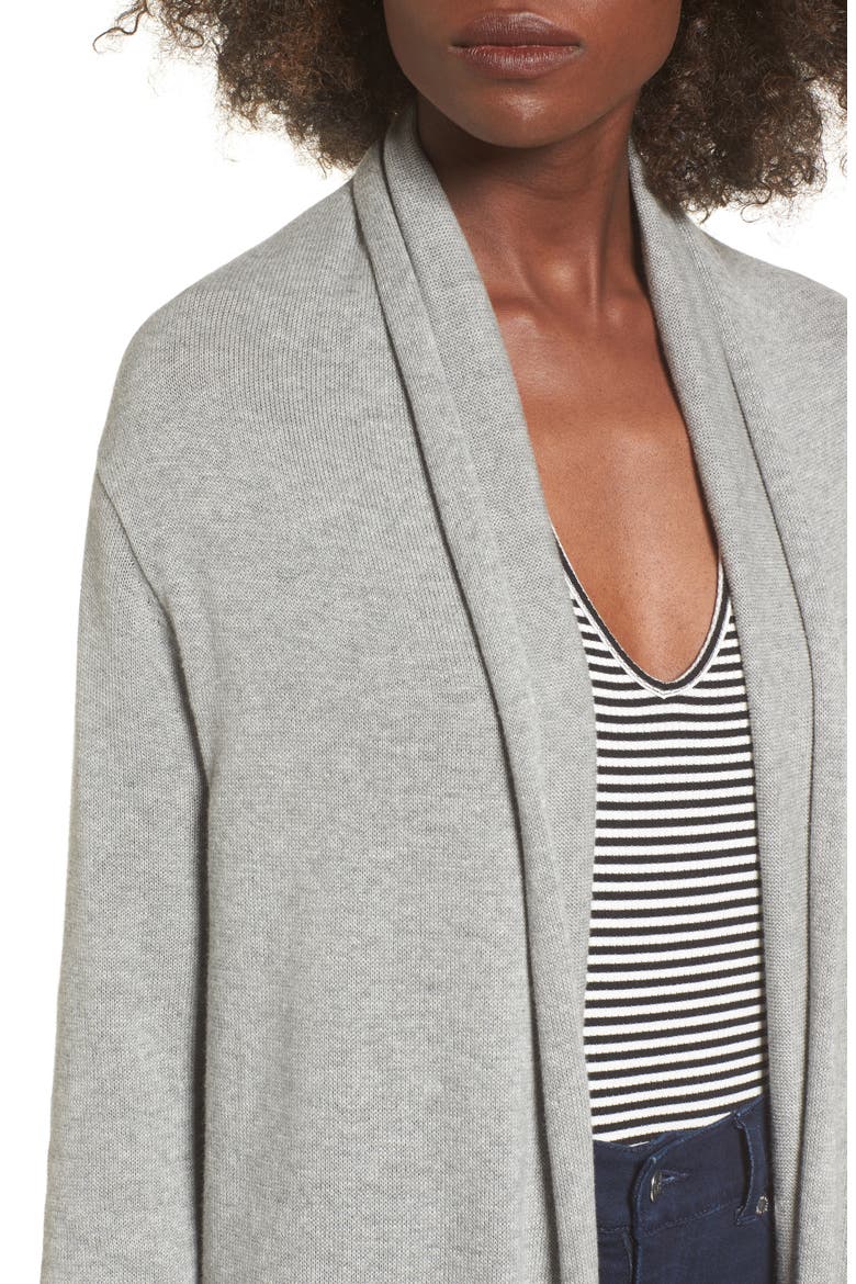 Cocoon Cardigan, Alternate, color, GREY MEDIUM HEATHER
