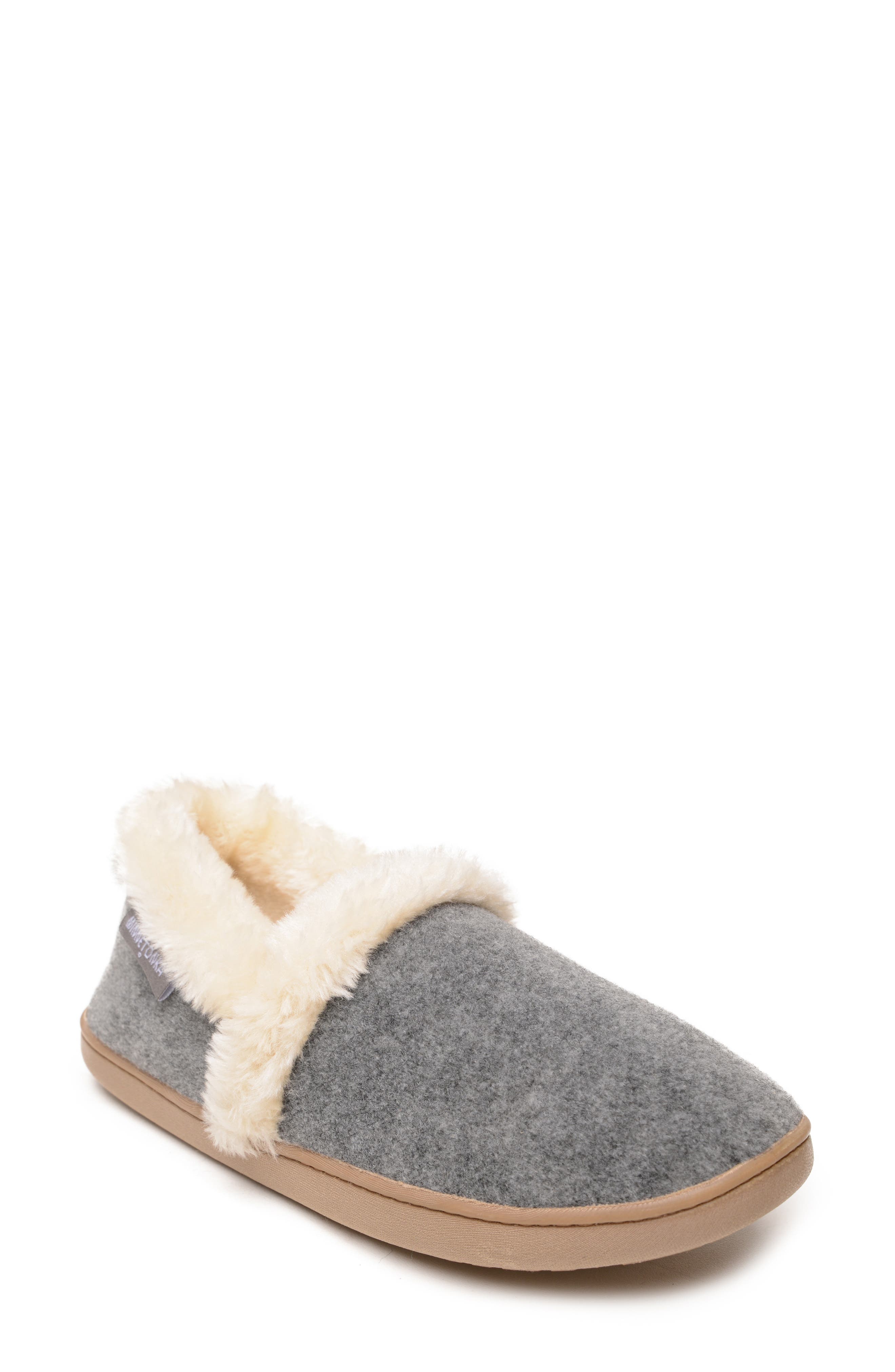 Minnetonka Dina Slipper, Main, color, Grey