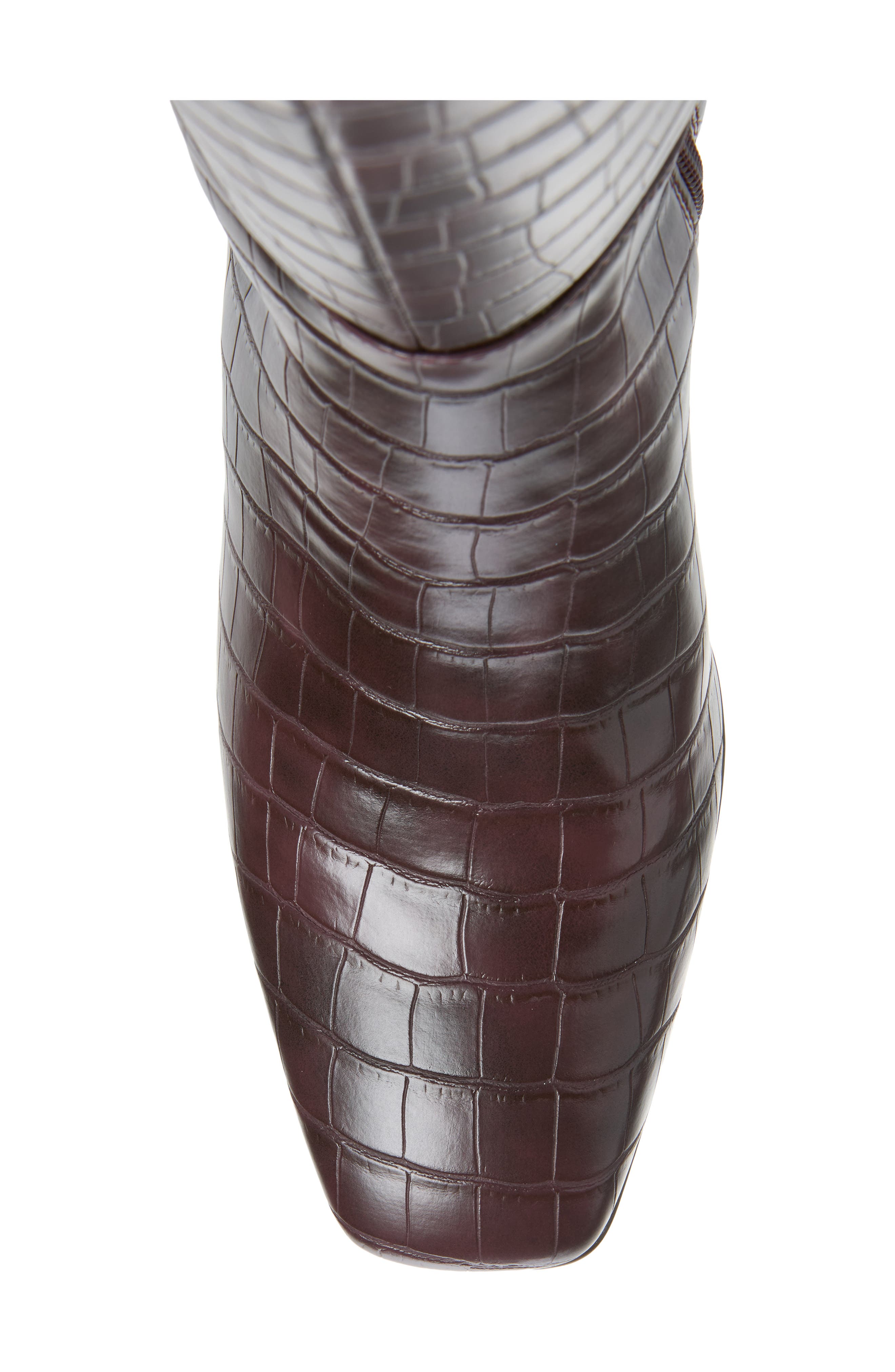 Nona Square Toe Boot, Alternate, color, SMOKY SANGRIA