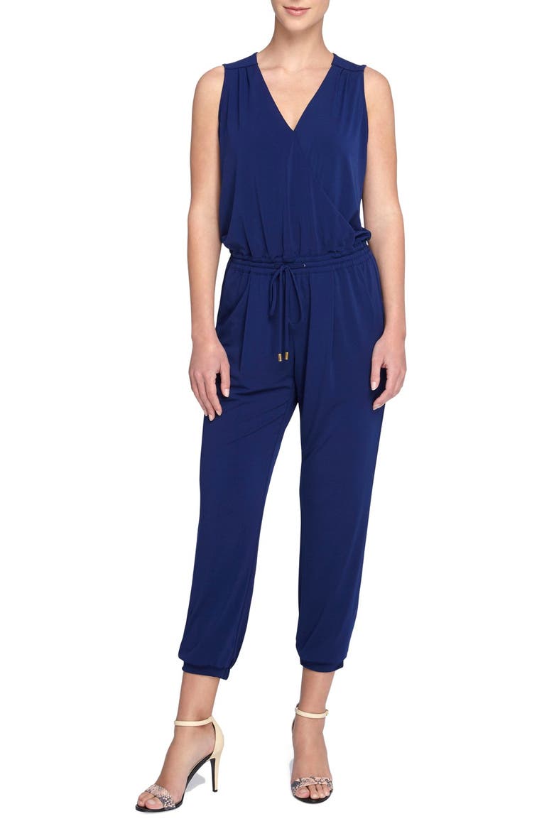 'Laird' Sleeveless Jumpsuit, Main, color, NAVY