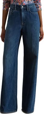 Lauren Ralph Lauren High Waist Wide Leg Jeans