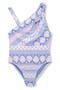 Kids' Asymmetric One-Piece Swimsuit
