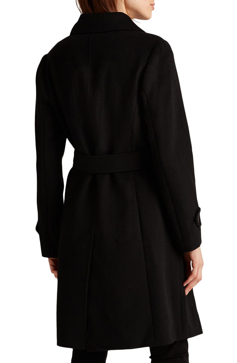 Lauren Ralph Lauren Wool Blend Trench Coat, Alternate, color,