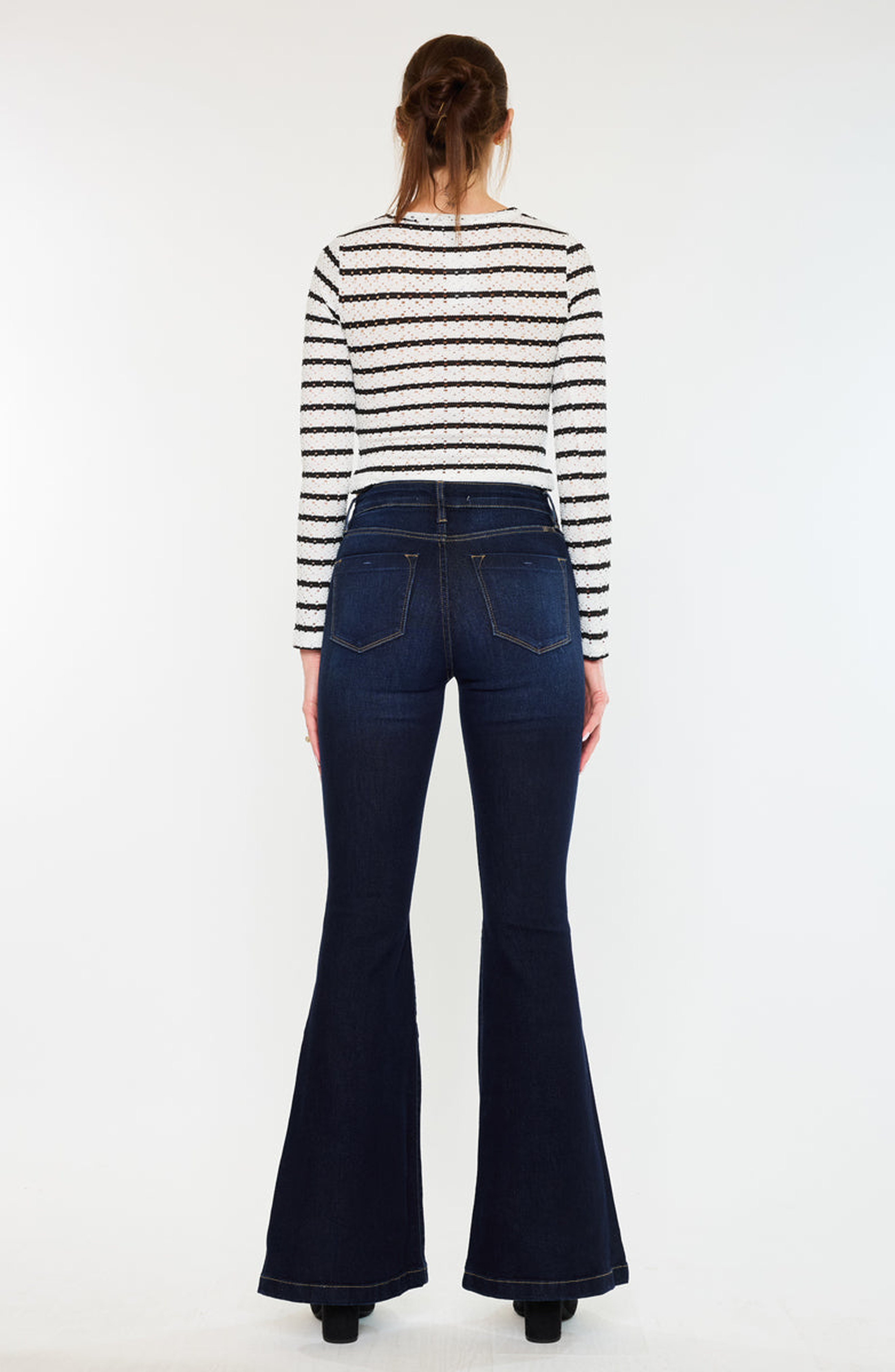 Roel High Rise Super Flare Stretch Jeans - image 4