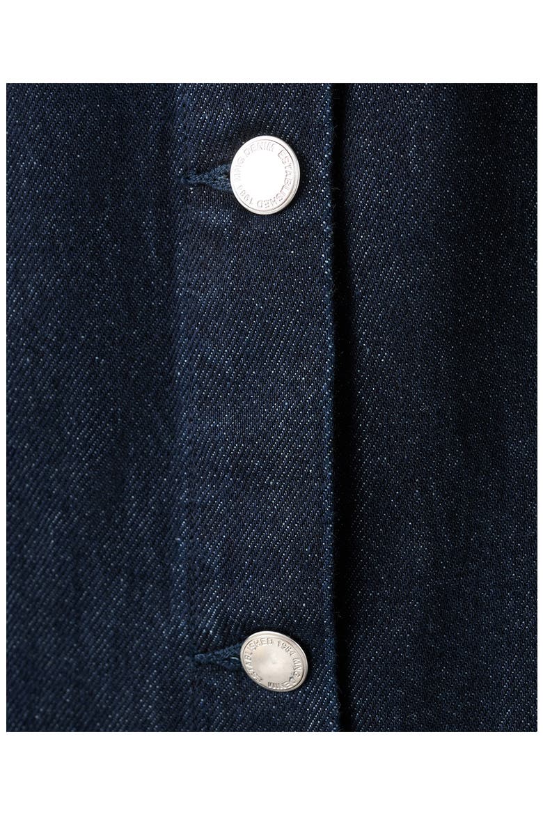Long Sleeve Denim Jumpsuit, Alternate, color, DARK BLUE