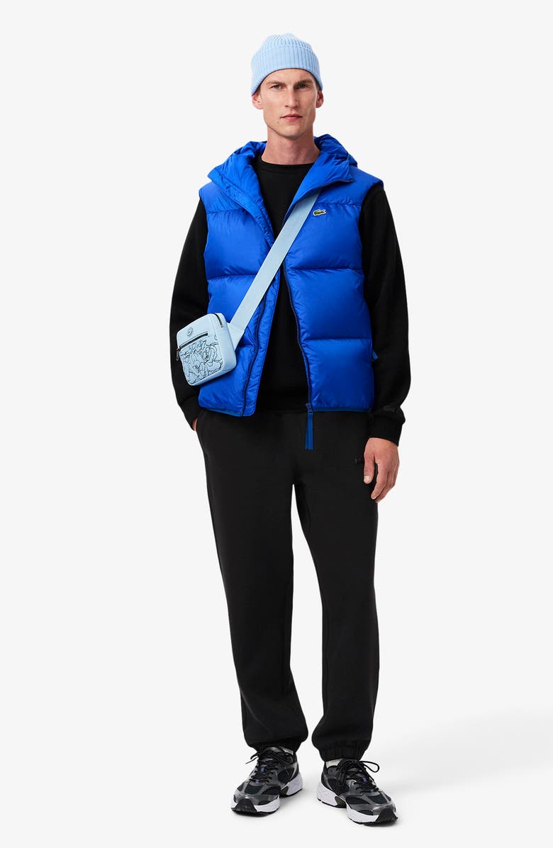 Lacoste Double Face Organic Cotton Blend Piqué Sweatpants, Alternate, color, 