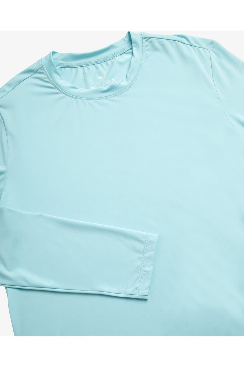 Women Sunbeam Long Sleeve Tee, Alternate, color, Caspian sea